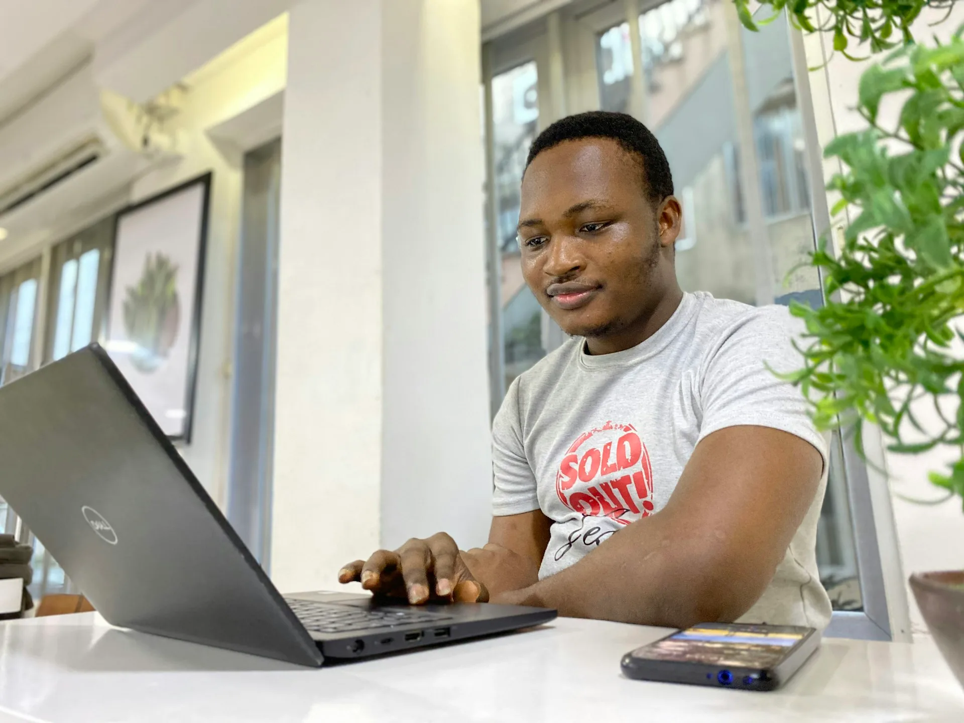Engineer working on the ENOVA monitoring platform